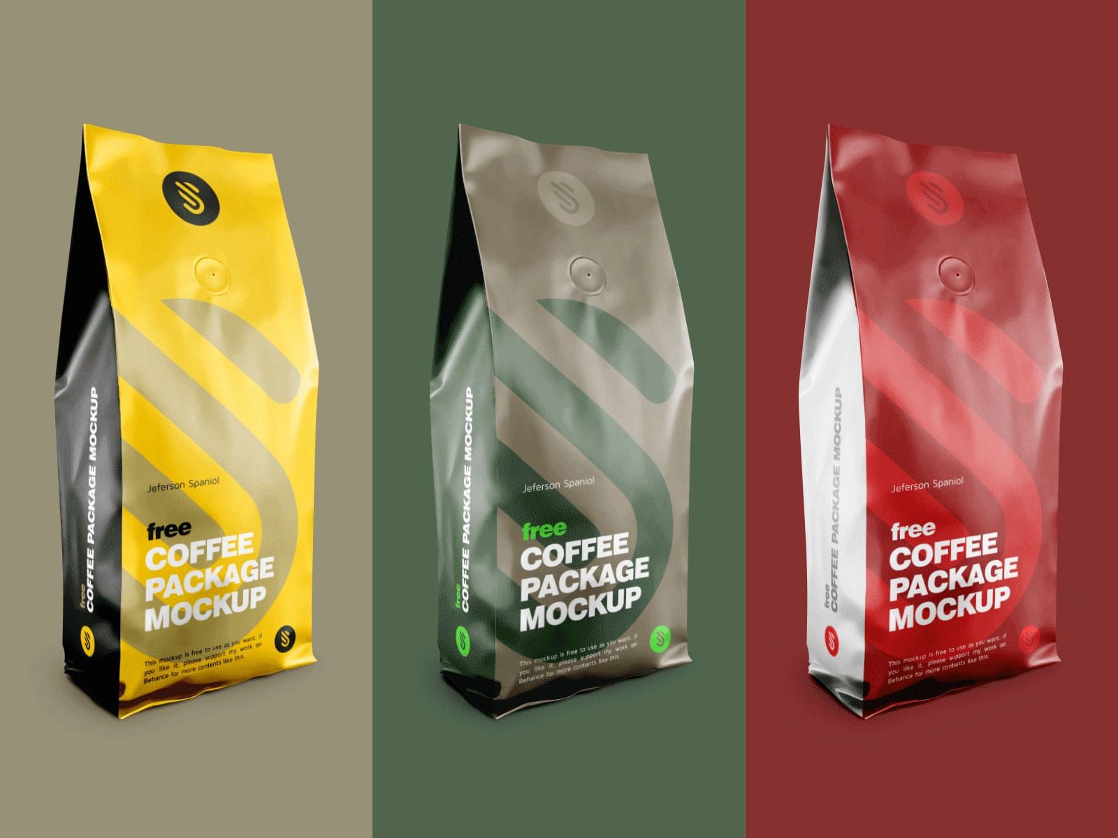 Aluminium Coffee Packaging – Download Free PSD Mockup | Coffee
