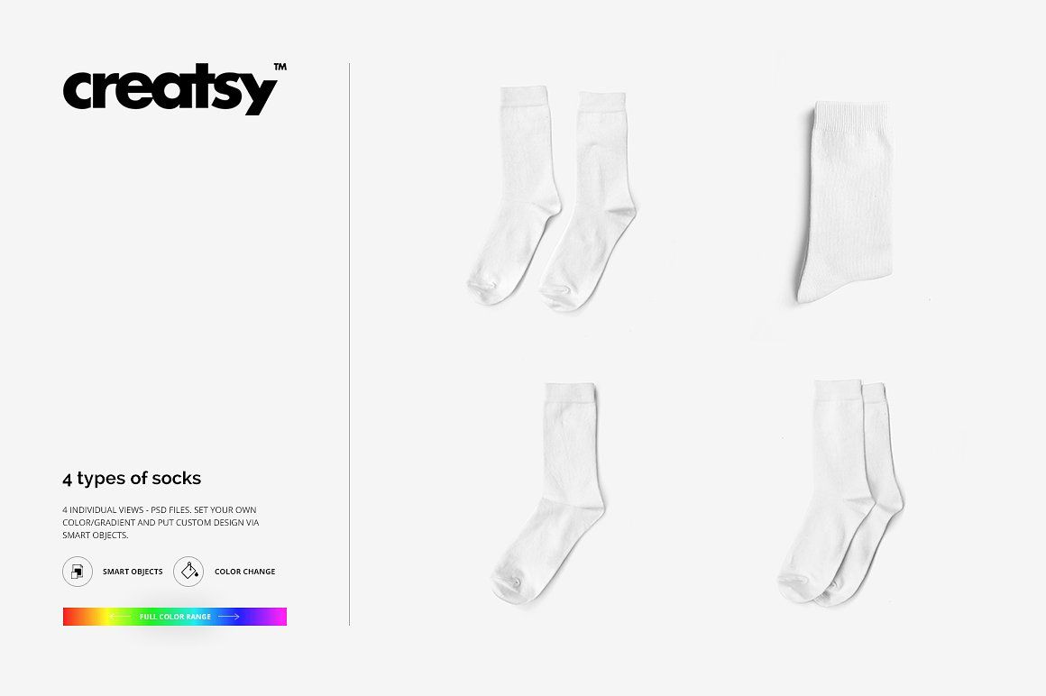 Socks Mockup Set #net#behance#creatsyofficial#instagram Branding