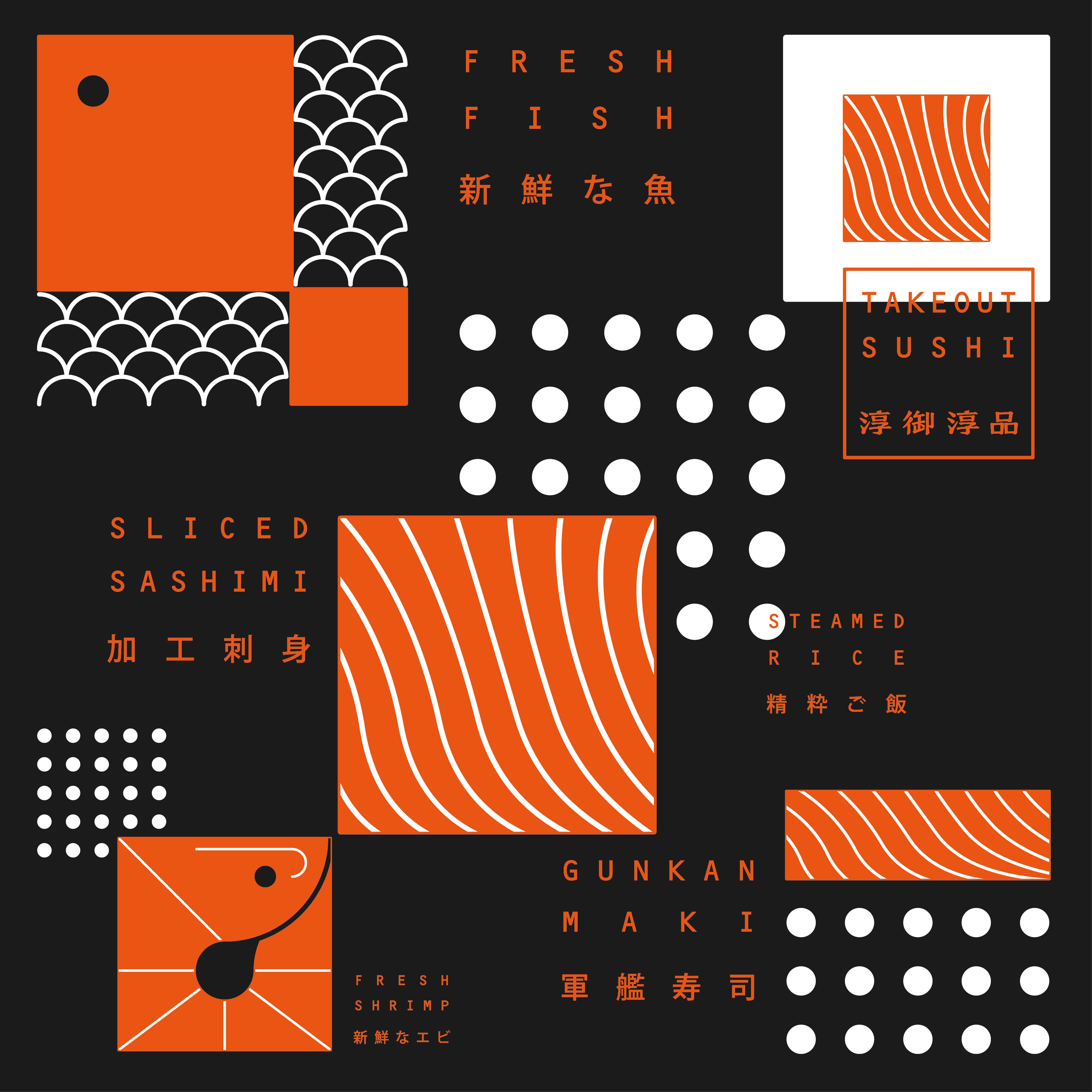 Check out this @Behance project: “Packaging of takeout sushi” https
