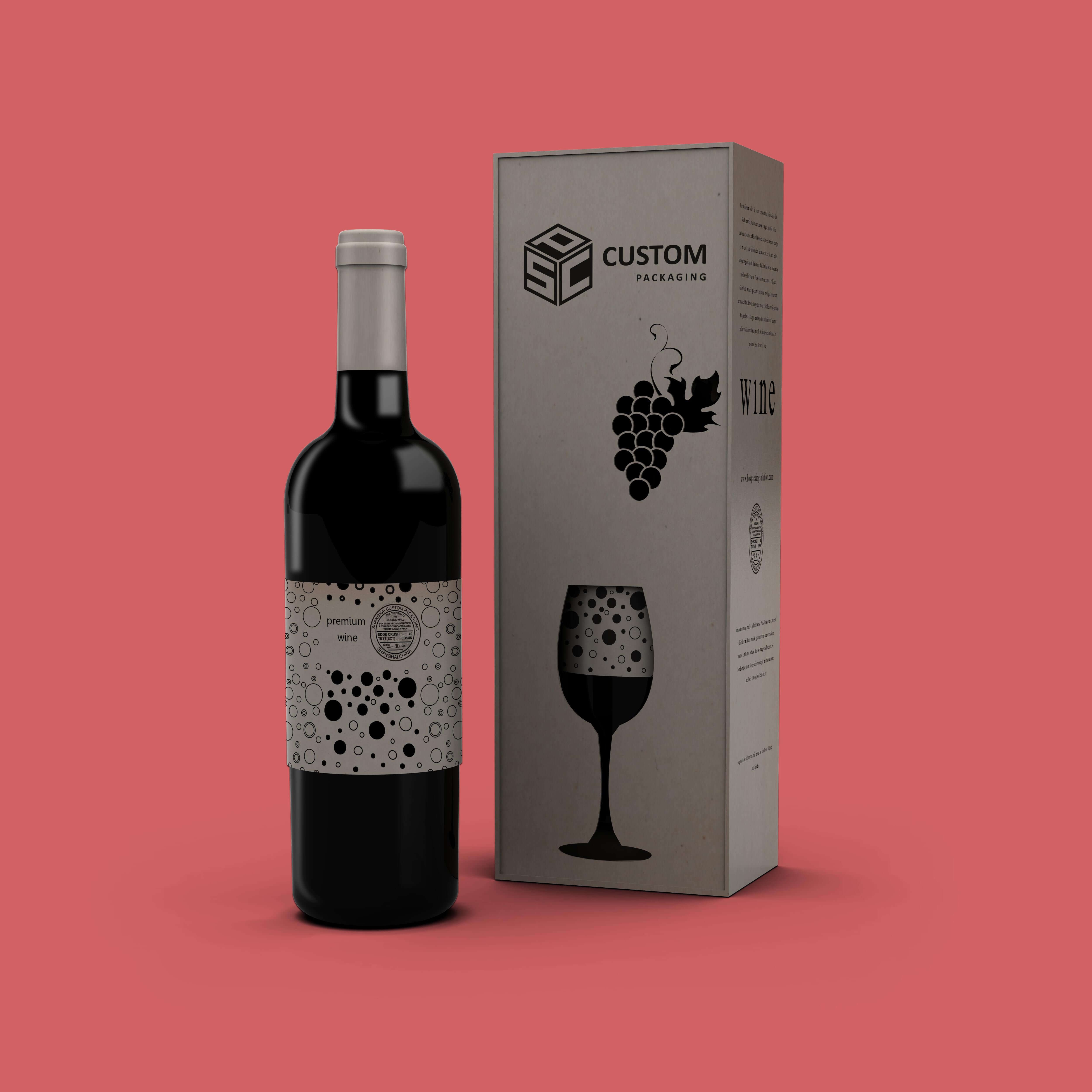 red wine box mock-up Custom Packaging, Box Packaging, Wine Aging, Italy